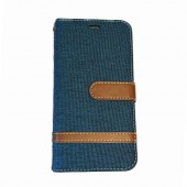 Flip etui mønstret Huawei P10 Lite blå